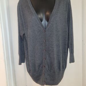 Lane Bryant gray cardigan 22/24